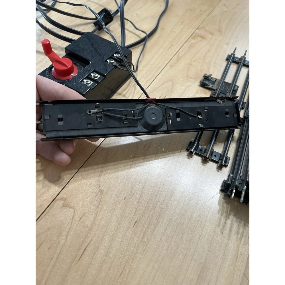 Lionel O Gauge 3 Rail Track Lot 23pc 6019 Activator 4060 Transformer Vintage